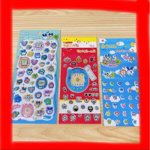 【新品未使用】たまごっち シール 3種セット まめっち みみっち くちぱっち みみっち 大人気 ステッカー