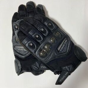 TAICHI バイクグローブ ブラック レザー メッシュ RST429スマホタッチOK