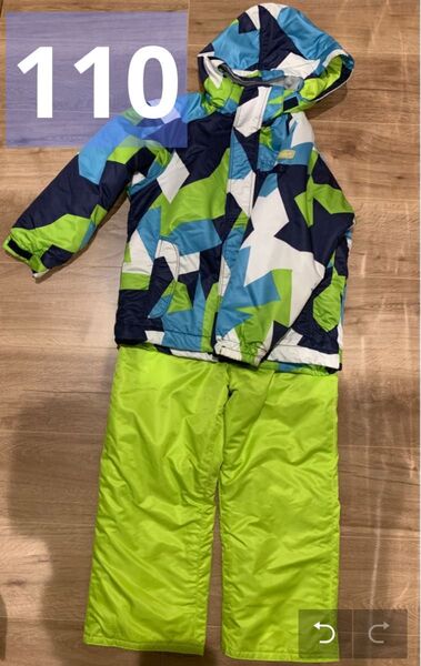 レセーダ キッズ スキースノボ 雪遊びウェア 上下セット 110
