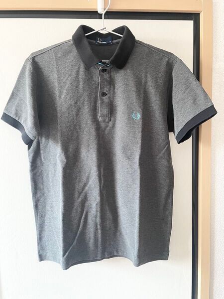 FRED PERRY ポロシャツ グレー メンズ Mサイズ