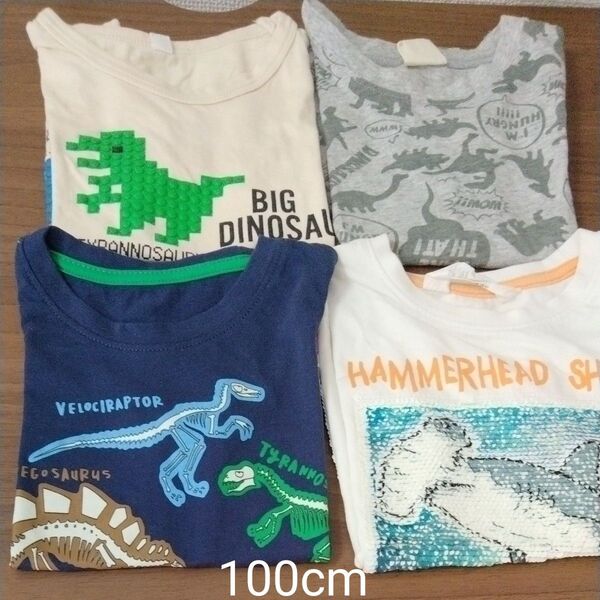 100cm 4枚セット 半袖Tシャツ