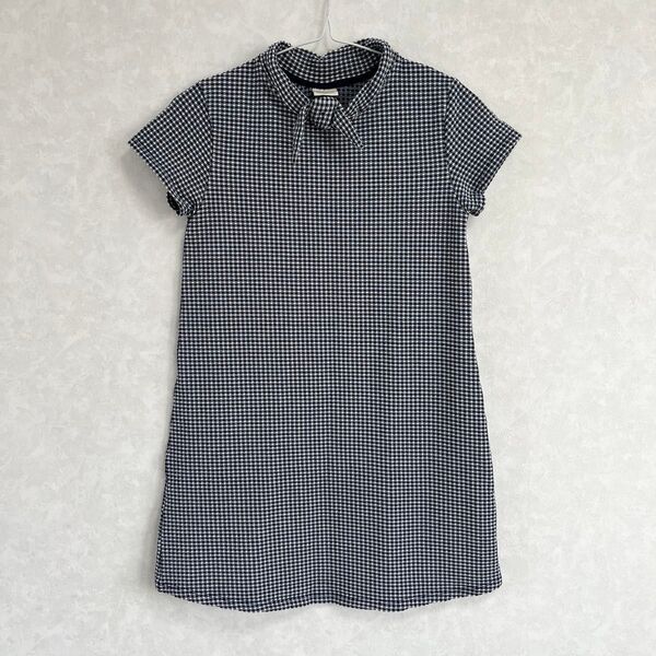 152㎝ ZARA KIDS ザラキッズ ギンガムチェック 半袖 ワンピース