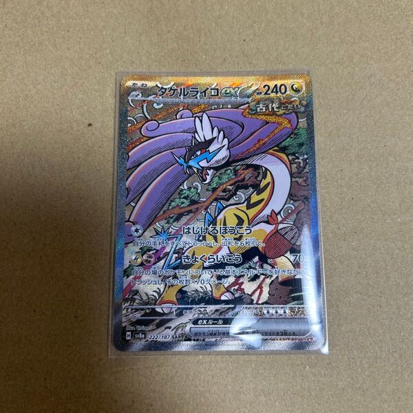 ポケモンカード タケルライコex SAR