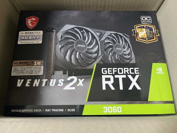 MSI GeForce RTX 3060 VENTUS 2X 12G OC