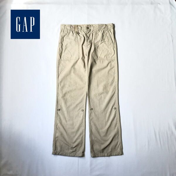00s OLD GAP ストライプ ベイカー/ファティーグパンツ