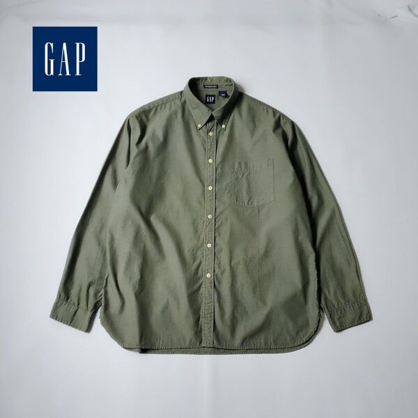 00s OLD GAP 80s pinpoint オックスフォードシャツ