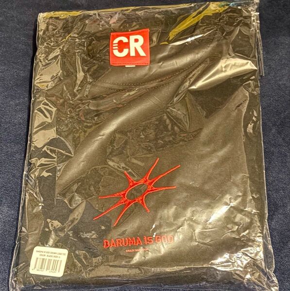 CRストア だるまいずごっど 黒 Tシャツ L crazy raccoon crazyraccoon