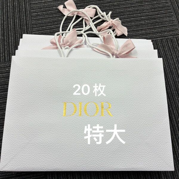 セール Dior ディオール ショップ袋 ショッパー ショ袋 紙袋 特大 20枚