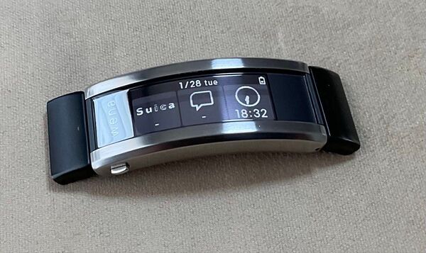 SONY wena3 ラバー スマートウォッチ シルバー