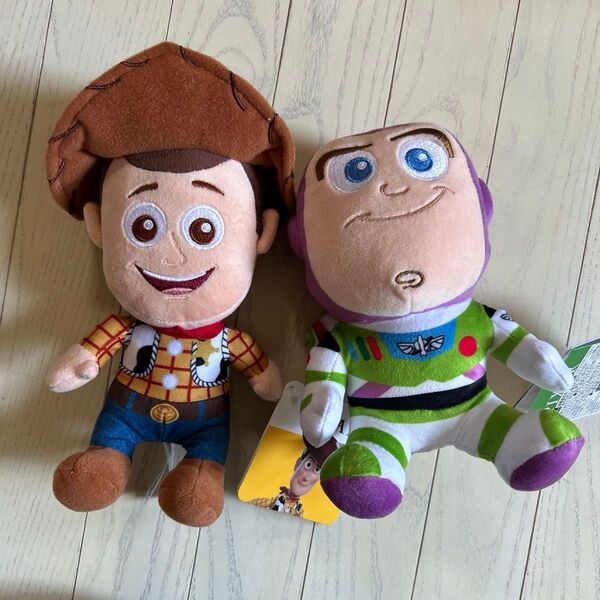 『非売品』ディズニー トイストーリー ピクサー ぬいぐるみ ヴッディ バズ