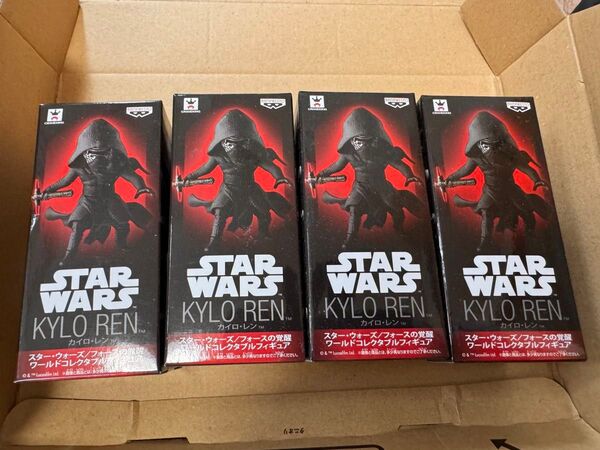 スター・ウォーズ ワールドコレクタブルフィギュア KYLO REN カイロ・レン 4個セット