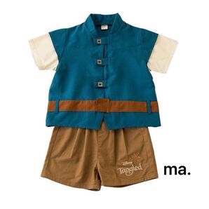 【】 なりきり フリン ラプンツェル 上下セット セットアップ 半袖Tシャツ 半袖 短パン 半ズボン