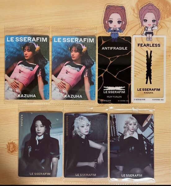 LE SSERAFIMシール・ブックマークまとめ売りセット