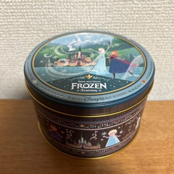 ☆美品☆限定品 東京ディズニーシー アナと雪の女王 オラフ クッキー缶 空き缶