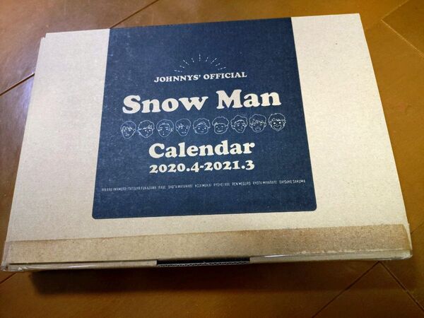 Snow Man カレンダー《2020.4〜2021.3》