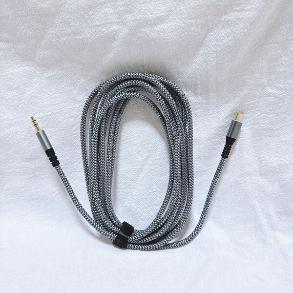 USB C 3.5mm 変換ケーブル オスジャック イヤホンジャック 3m