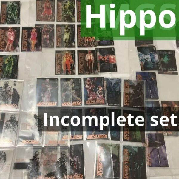 METAL GEAR SOLID TRADING CARD HIPPOPOTAMUS CARDS メタルギアソリッド トレカ