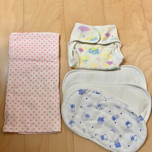 【未使用品】ベビー用布おむつ&おむつカバーセット