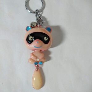 たぬき キーホルダー ピンク