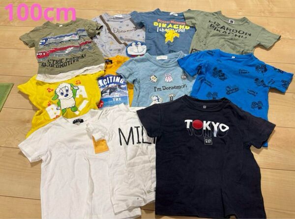 【夏服】ベビー キッズ まとめ売り 11点 Tシャツ トップス/100cm