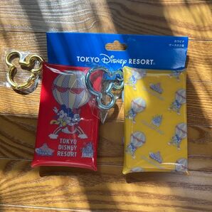 【2個セット】TDR ミッキー&ミニー カラビナポーチ