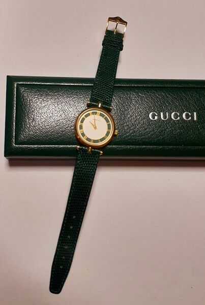 正規品美品/GUCCI シェリーライン腕時計 レディース【電池交換済み】