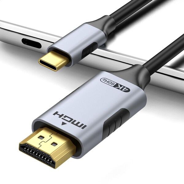 【4K@60Hz/2m】Kiudth HDMI Type-C 変換ケーブル