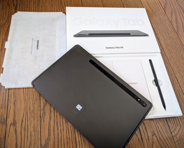SAMSUNG Galaxy Tab S8 グラファイト タブレット 8GB/128GB 純正BOOKCover付