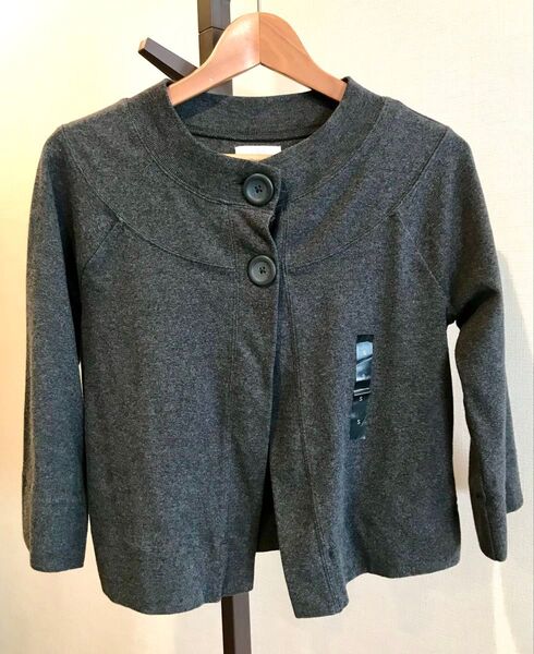 ANN TAYLOR LOFT 七分袖ボレロ グレー