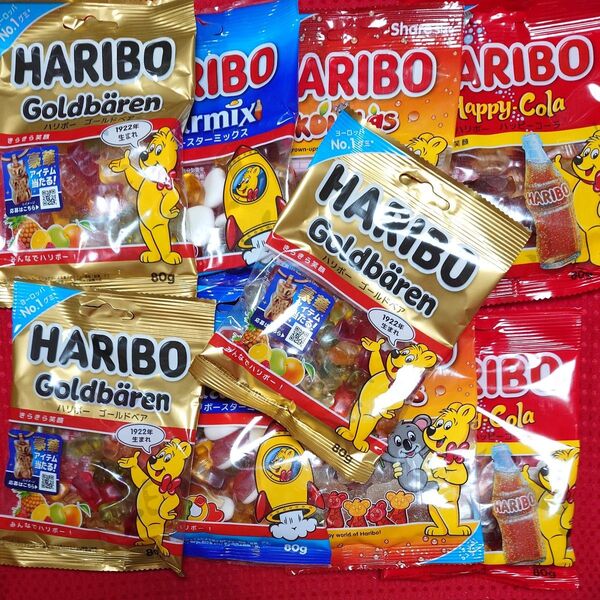ハリボー グミ 80g 9袋