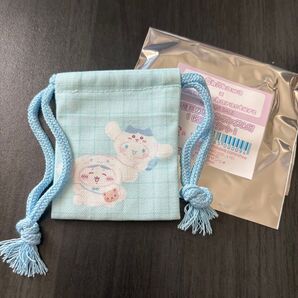 ハチワレ シナモン ミニ巾着 ポーチ