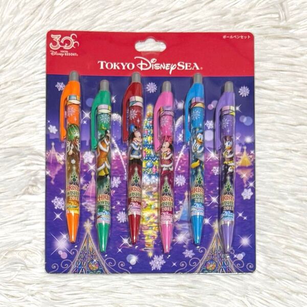ディズニーリゾート 30周年 クリスマス 2013 ボールペンセット