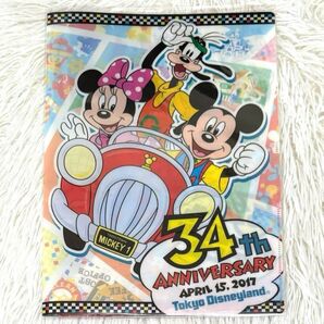 ディズニーランド 34周年 トゥーンタウン クリアホルダー