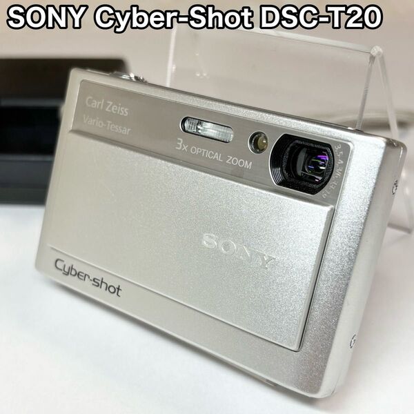 SONY ソニー Cyber-Shot DSC-T20 シルバー デジカメ コンパクトデジタルカメラ サイバーショット