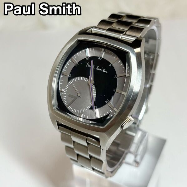 Paul Smith ポールスミス メンズ 腕時計 ナンバーセブン シルバー 稼働品