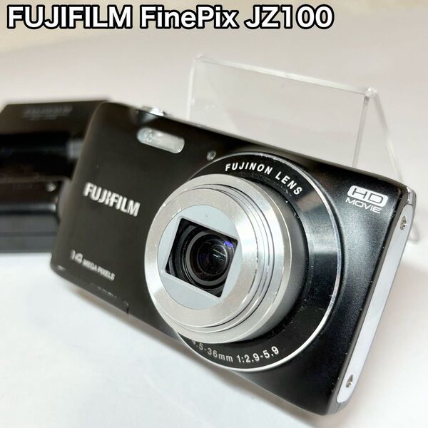 FUJIFILM フジフィルム FinePix JZ100 ブラック ジャンク コンパクトデジタルカメラ