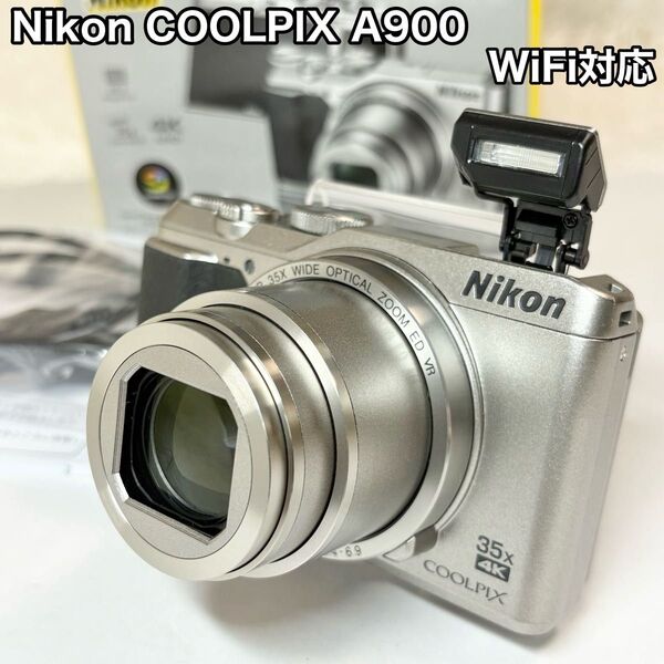 Nikon ニコン COOLPIX A900 シルバー デジカメ WiFi対応 コンパクトデジタルカメラ