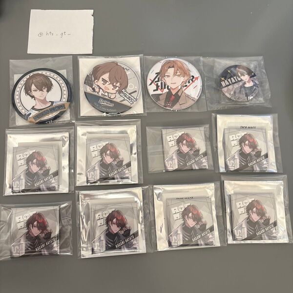 にじさんじ 加賀美ハヤト ろふまおスクエア缶バッジ プロ野球 Aimhigher くら寿司 缶バッジ まとめ売り