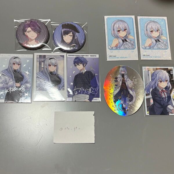 にじさんじ SitR 愛知 缶バッジ チェキ R 葉加瀬冬雪 長尾景 渡会雲雀 先斗寧