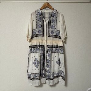 《即日発送》ehkasopo インドパネルプリントワンピース