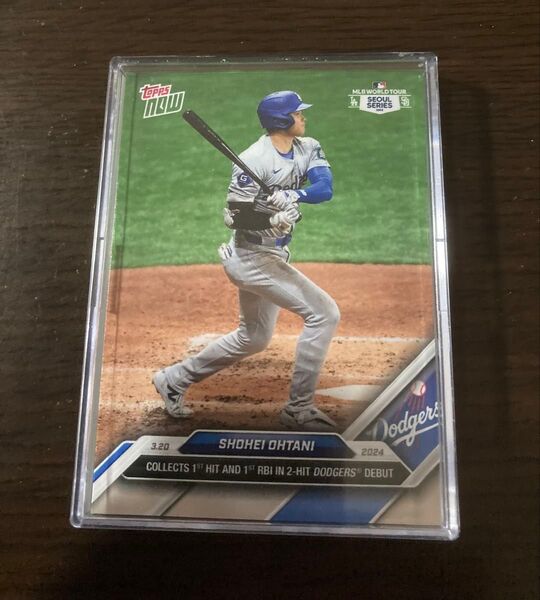 topps now 2024 大谷翔平 ドジャース デビュー 100枚セット 韓国 ソウル 匿名発送 shohei ohtani