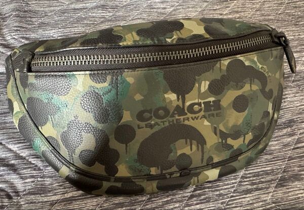 coach コーチ/カモフラボディバッグ/C5289/使用回数小