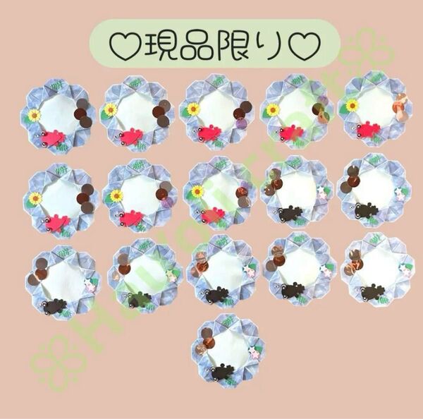 でめきん 金魚 折り紙ハンドメイド 折り紙メダル メッセージカード 夏 幼稚園 保育園 介護施設 病院 クラフトパンチ