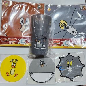 【新品】ハッピーくじ トムとジェリー FUNNY ART! 6種セット 一番くじ グッズ