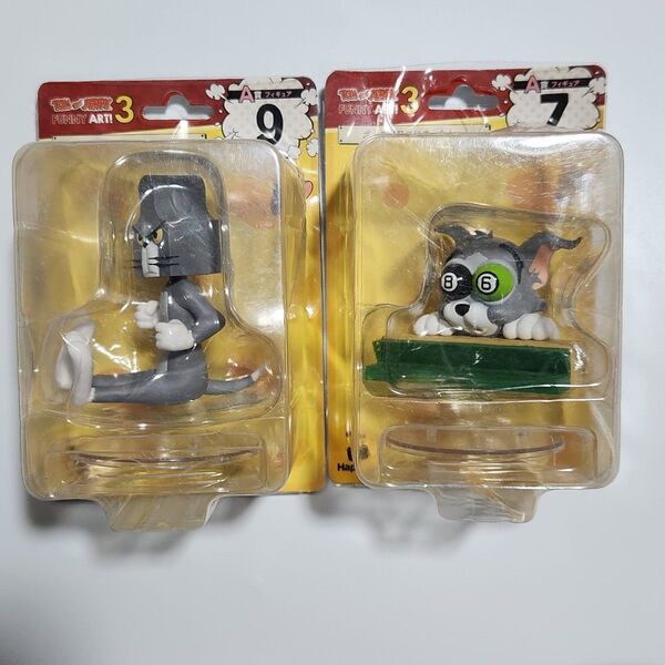 【新品】トムとジェリー フィギュア 2点セットHappyくじ トムとジェリー FUNNY ART!