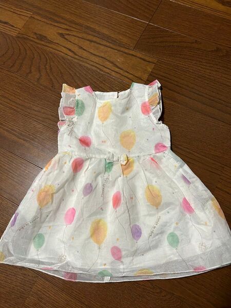 ワンピース 女の子 95サイズ 風船柄