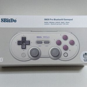 【新品・未開封】8BitDo SN30 Pro Bluetooth コントローラー Gクラシック