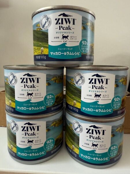 ZIWI キャット缶 マッカロー&ラム 185g 5個