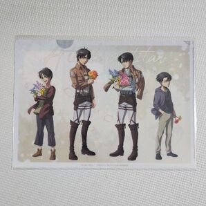 進撃の巨人 リヴァイ エレン クリアファイル
