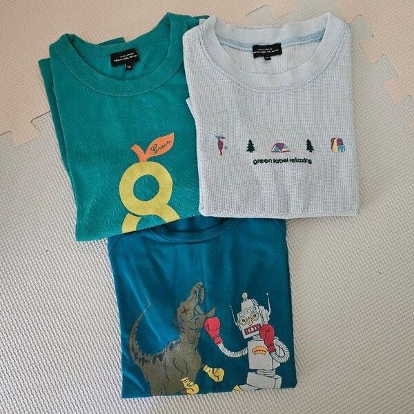 キッズ Tシャツ 半袖 グリーンレーベルリラクシング 135